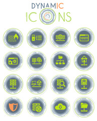 hosting provider dynamic icons