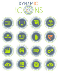 hosting provider dynamic icons