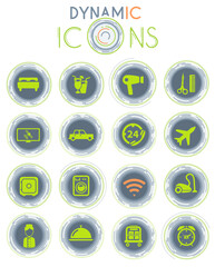 Hotel dynamic icons