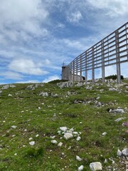 Fototapeta premium Berg gipfel auf Dachstein in Österreich