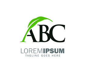 Fototapeta premium eco friendly logo design