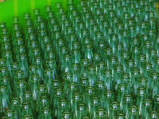 empty beverage glass bottles