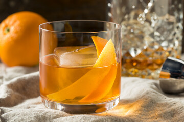 Boozy Bourbon Old Fashioned Cocktail