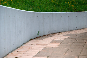 Empty pedestrian path in the countryside