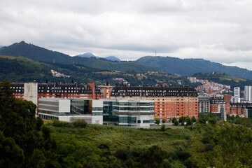 View of the suburbs of Bilbao