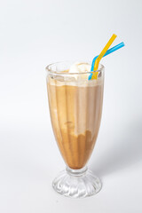 Ice coffee with milk  