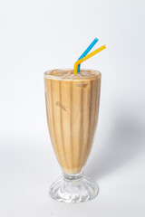 Ice coffee with milk  