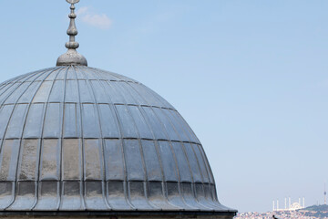 Fototapeta na wymiar Ramadan kareem with mosque in the background