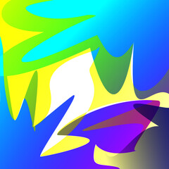 Modern abstract gradient wavy geometric background. Very useable for landing page, website, banner, poster, event, etc.