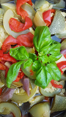 Ratatouille au basilic