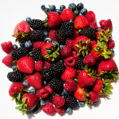 Mixed fresh berries