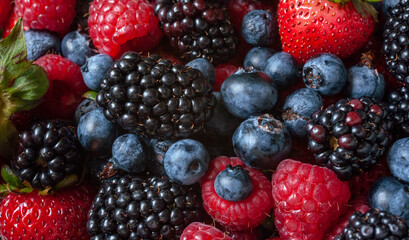 Mixed fresh berries