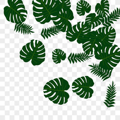Naklejka premium Tropical pattern.
