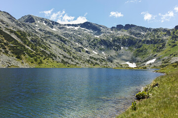 Fototapeta na wymiar The Fish Lakes (Ribni Ezera) at Rila mountain, Bulgaria