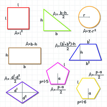 area figure geometriche