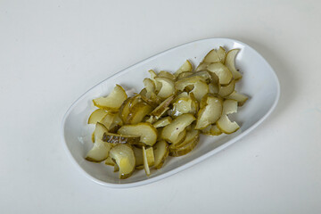 Turkish Appetizers on wooden background