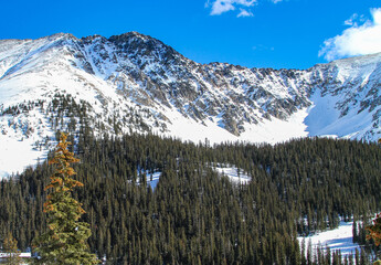 Colorado Mountains Paint The Blue Sky