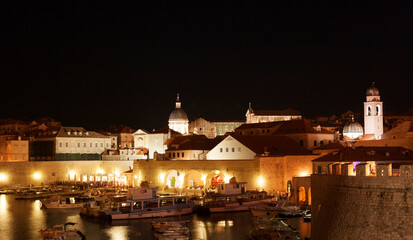 Fototapeta na wymiar Panorama of renaissance, city Dubrovnik, Croatia