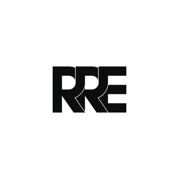 rre letter original monogram logo design