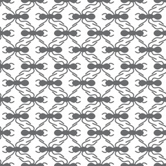 Big ant in a line seamless repeat pattern background