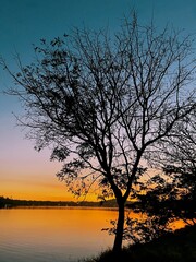 Fototapeta na wymiar Sunset in the city of Lagoa Santa - Minas Gerais - Brazil