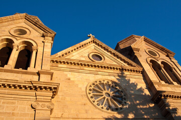 The Cathedral Basilica of St. Francis de Assisi,on The Old Santa Fe Trail, Santa Fe,New Mexico,USA