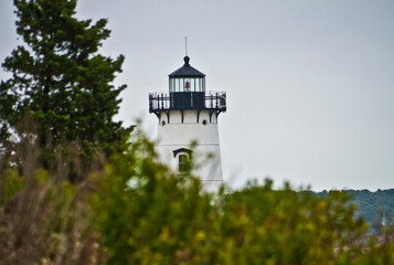 Fototapeta na wymiar The Edgartown Lighthouse, Edgartown, Martha's Vineyard, Massachusetts, USA
