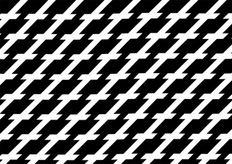 Abstract stripped geometric background. Vector illustration. Stylish vector texture. Retro Monochrome Geometric Background