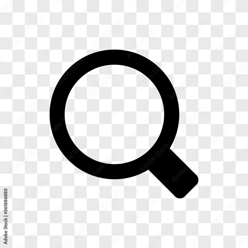 Poster magnifier internet search icon in checkerboard bg. internet flat icon symbol for applications.