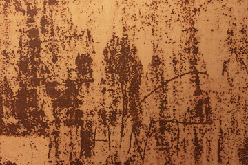 Rusty metal or iron texture background with flaking paint