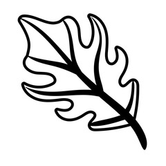 leaf palm line style icon