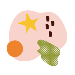 contemporary art work texturestyle icon