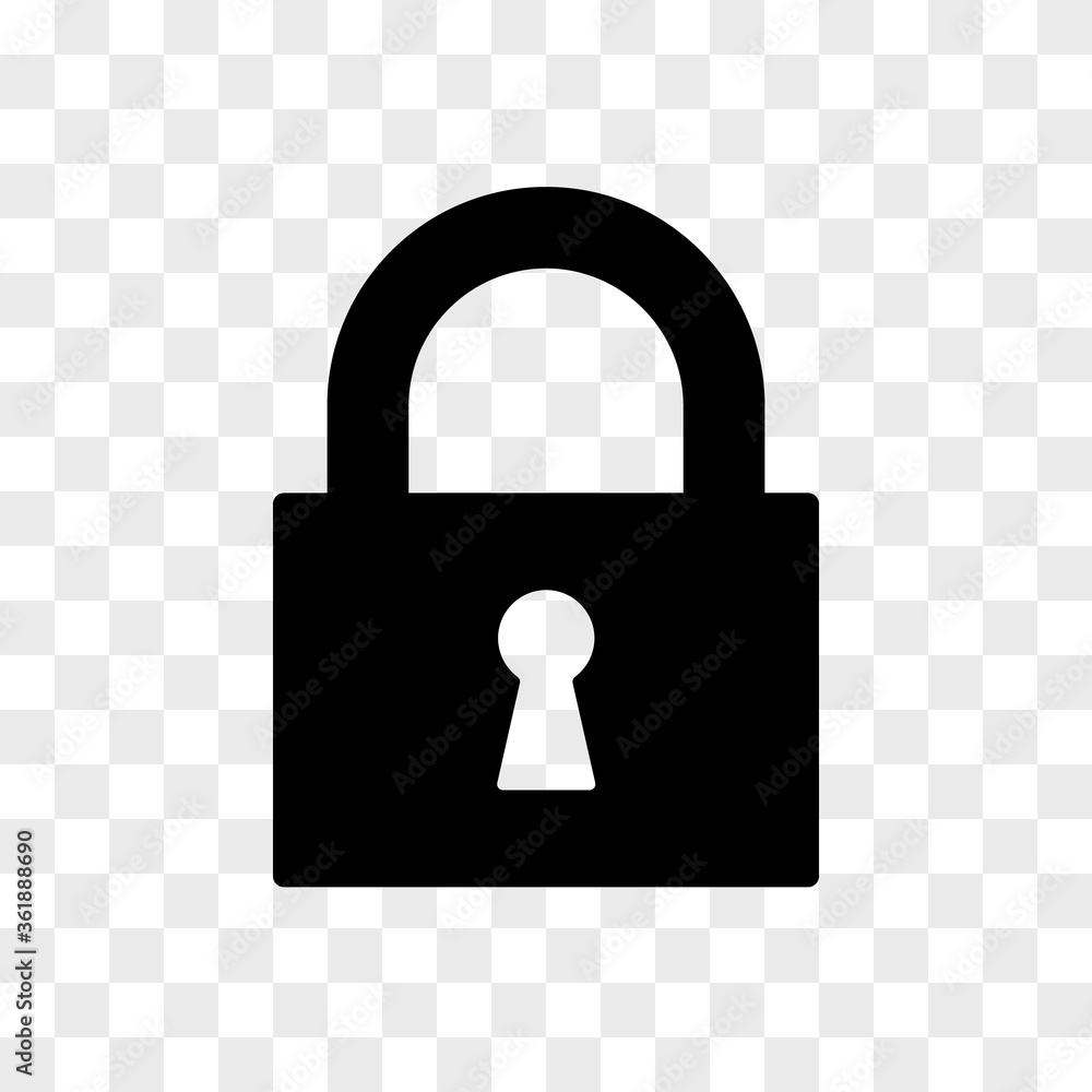 Poster lock internet security icon in checkerboard bg. internet flat icon symbol for applications.
