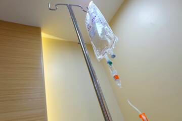 iv infusion saline intravenous injection medicine for patient in hospital, Medical treatment...