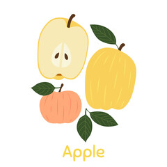 Apple. Vector Illustration EPS. 