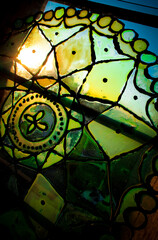 stained glass window