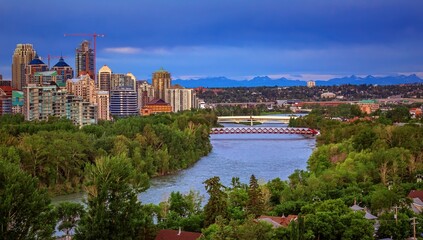 Moody Clouds Over Calgary
