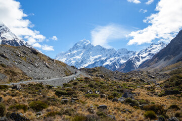 Mt Cook National Park, tourist walkway