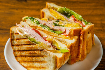 ホットサンドウィッチ　 hot sandwich