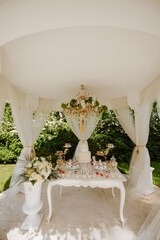 Sweet table at the wedding