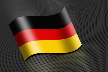 Germany flag waving
