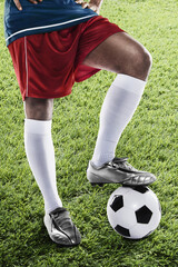 Costa Rica soccer player ready for kick off