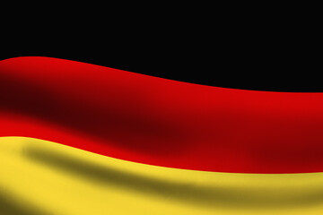 Germany flag waving