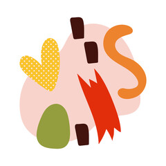 contemporary art work texturestyle icon