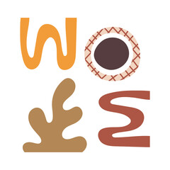 contemporary art work textile style icon