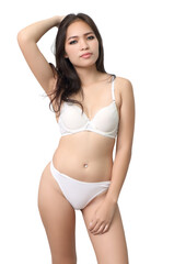 Obraz premium woman white bikini