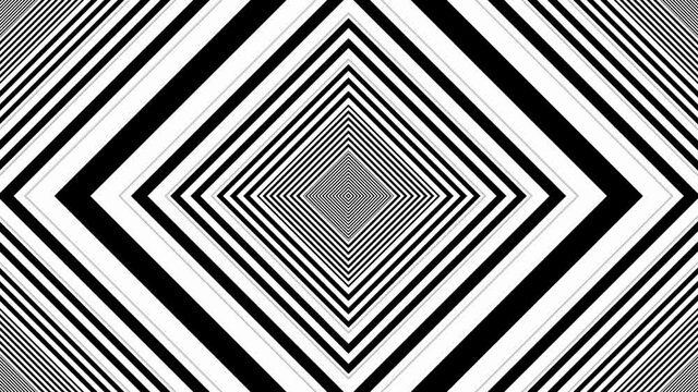 Hypnotic Psychedelic Motion Movement Quadrate Geometric Shape Kaleidoscope (full HD 1920x1080 30Fps).