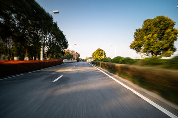 Fototapeta premium road in city