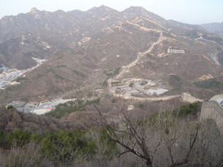 badalin great wall, beijing china.