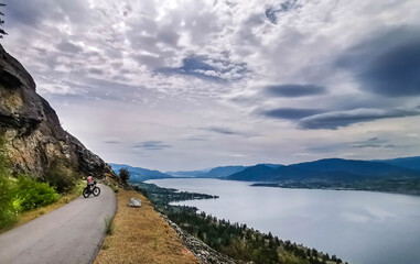 Cycling Trails KVR Kettle Valley Through Vineyards and Orchards Beautiful Landscapes